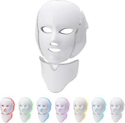 Professioneel LED Gezichtsmasker - Lichttherapie - 7 Soorten Gezichtsbehandeling - New Generation