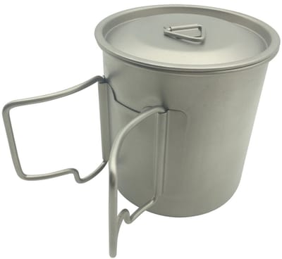 EOE - Eifel Outdoor Equipment - Olivin 400 - Titanium outdoor drinkbeker