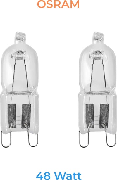 Osram - G9 - 48Watt (vervangt 60W) - Halogeen lamp - Helder - 740 Lumen - Dimbaar - 2 STUK(S)
