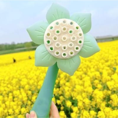 Zonnebloem Zeepbelmachine Kinder Handheld Elektrische Zeepbelstok Volautomatische Zeepbel Blaas Pop Speelgoed
