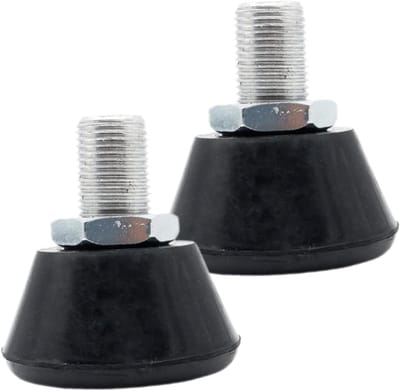 Teenbeschermers Rolschaatsen - Remblokken - Veilig Remmen - Duurzaam Rubber - 5.3x4.9cm - Zwart