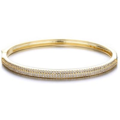 Nieuwe 925 Sterling Zilveren Europese En Amerikaanse Sieraden Verguld Diamanten Armband Nieuwe Temperament Armband beige
