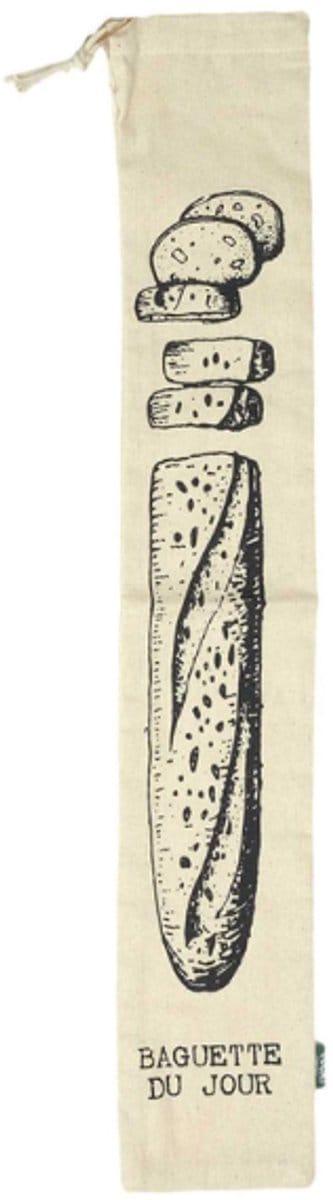 green-goose Broodzak voor Stokbrood - 25,5x70 cm - Katoenen Stokbroodzak