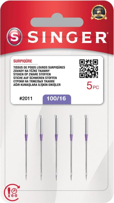 Singer Topstitch 2011 100 (5 stuks) Naalden
