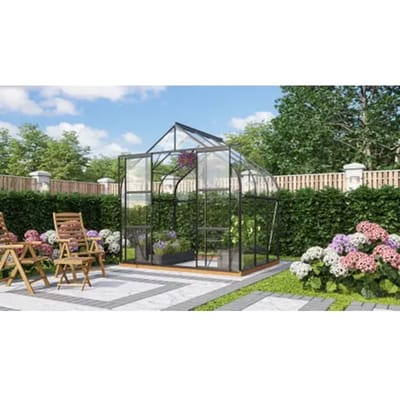 Vitavia Tuinkas Kit Diana 5000 - Veiligheidsglas - 3mm - 195x263,5x78cm - Zwart