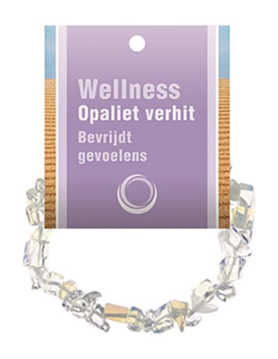 Opaliet splitarmband + kaart (synth)