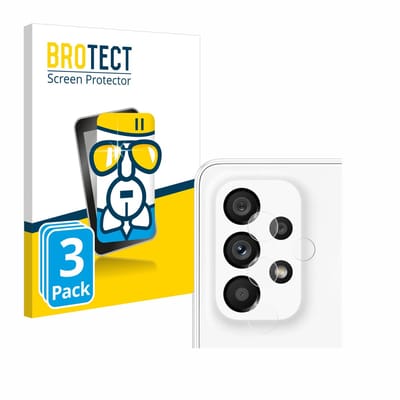Screenprotector 3 Stuks voor Samsung Galaxy A53 5G (ALLEEN Camera Lens) Beschermglas transparant