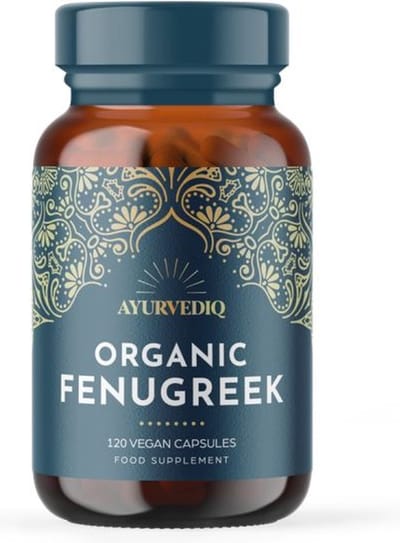 Fenegriek Capsules - BIO Organic - Ayurvediq - Biologisch - 120 stuks