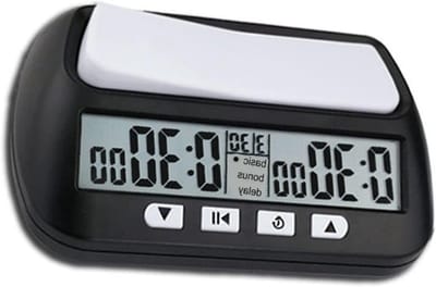 Digitale Schaakklok met Geluidssignaalfunctie - Professionele Timer voor Schaakspel en Wedstrijden