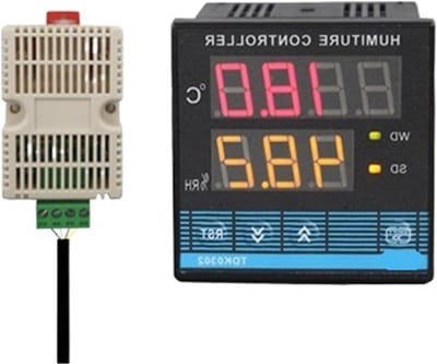 Temperatuur en Vochtigheidsregelaar - Regelaar Vochtigheid - Klimaat Beheersen - Digitaal Display - Niet Gespecificeerd - C