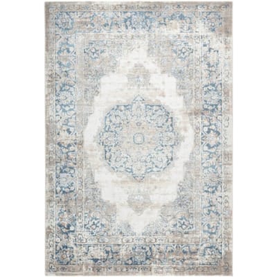 Muratap Paris antik designer vloerkleed laagpolig, luxe 3d effect, velours,