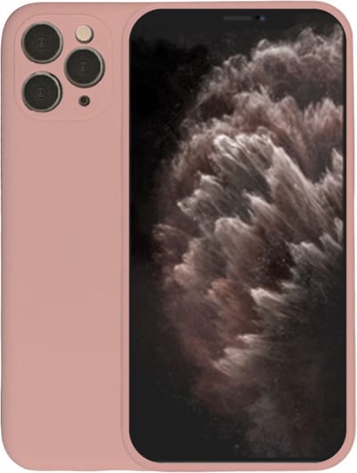 Smartphonica Telefoonhoesje Geschikt voor iPhone 11 Pro siliconen hoesje - Backcover Siliconen Case - Zalm geschikt voor iPhone 11 Pro