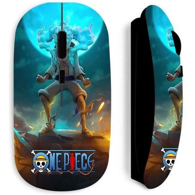 Souris sans fil - MANIACASE - One piece Luffy - Optique - Noir - 70 g
