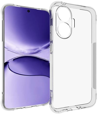 Coverup Hoesje - Geschikt voor Xiaomi Poco F7 Hoesje - Coverup TPU Back Cover met AirBag Corners - Transparant