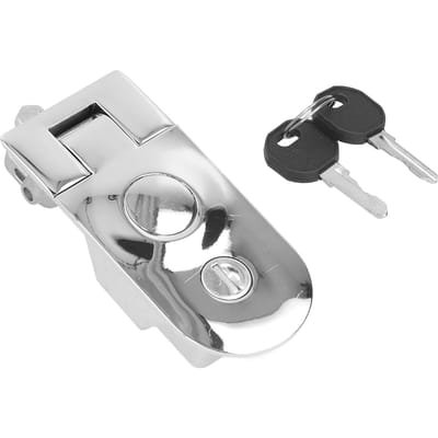 RV Deurslot Compressievergrendeling Poedergecoat Zinklegering Roestwerend voor Camper Jacht white