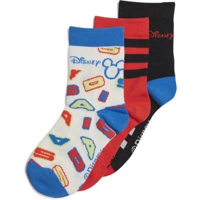 Adidas Mickey Mouse Crew Sokken 3 Paren Veelkleurig EU 22-24 Kinderen