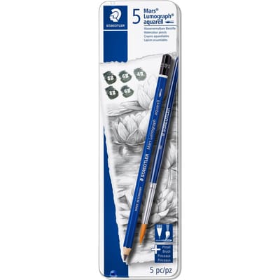 STAEDTLER - Artist Series- Mars Lumograph aquarell potlood - set 6 st