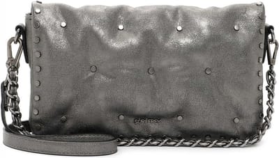 SURI FREY Schoudertas Andy Handbag Darksilver Zilverkleurig