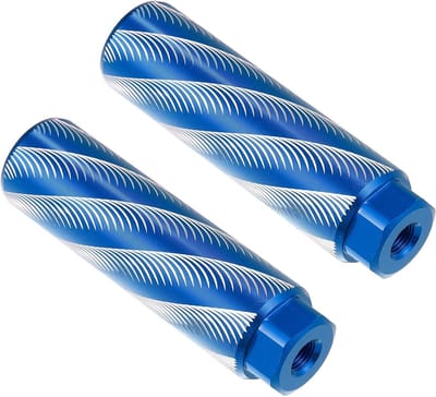 Fietspedaal Steunen - Voetsteunen Fiets - Veilig Fietsen - Antislip Textuur - 100x28mm - Blauw