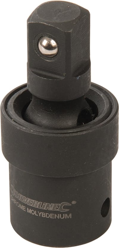 Silverline Koppeling voor krachtdoppen - 35 graden draaibaar - 60 mm - chroom vanadiumstaal