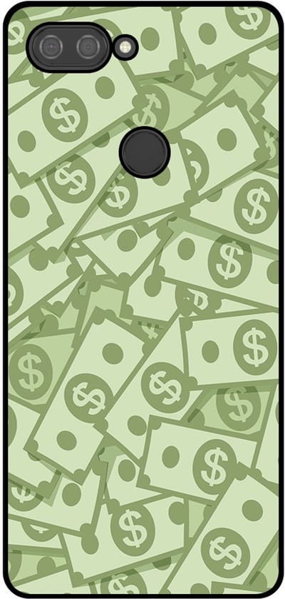 Smartphonica Telefoonhoesje Geschikt voor Xiaomi Mi 8 Lite met Geld Opdruk - TPU Backcover Case With Money Design geschikt voor Xiaomi Mi 8 Lite