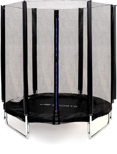 AJ-Sports Kindertrampoline ø 145cm met veiligheidsnet en ladder - Trampoline - Met veiligheidsnet - Water - en UV-bestendig
