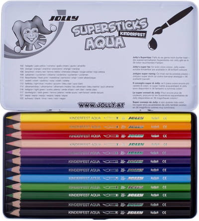 Jolly Supersticks Aqua Aquarelpotloden 12 stuks