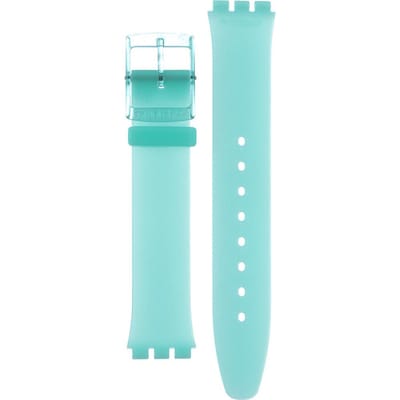 Swatch Plastic - Originals Medium (34mm) /Access/Solar/Musicall/Stop - G/SK/SL/SR/SS/SO28 ASS08L100 Pastelicious Teal Horlogeband