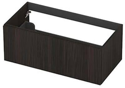 INK - Onderkast 1L Fineer Gefreesd Tbv Greep - 900x450x400 Mm - Matt Intens Black