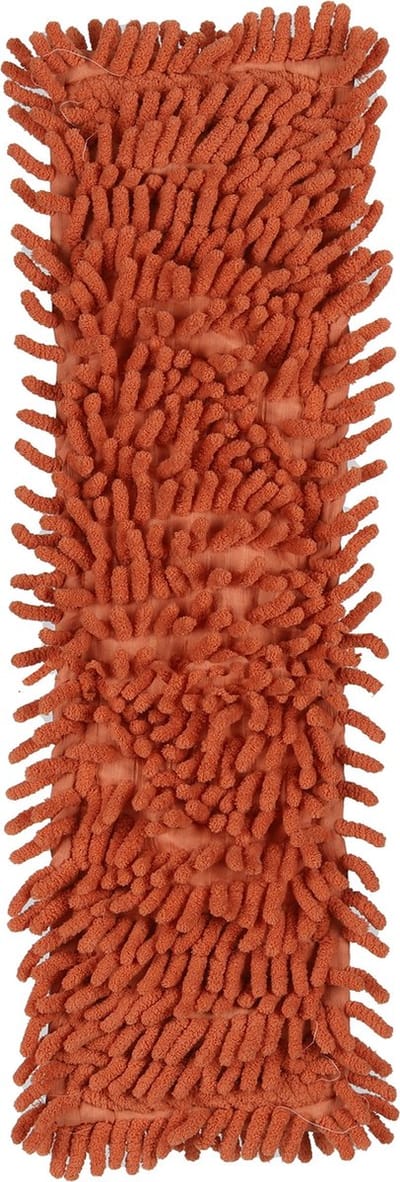 Urban Living Vloerwisser doek - microvezel - oranje - reserve dweil/doek - mop - schoonmaken