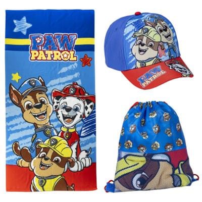 Paw Patrol Zomerset - Strandlaken, Pet, Tas