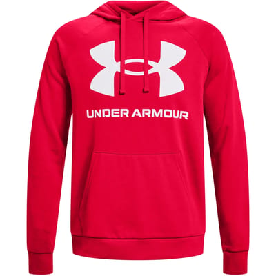 Men’s Hoodie Under Armour Rival Big Logo Red