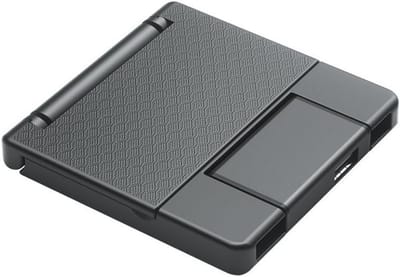 Oneay 7-in-1 kaartlezer organizer, multifunctionele 7-in-1 kaartlezer organizer, USB 2.0 OTG-interface, ondersteunt snelle SD/TF-kaartoverdracht, lichtgewicht ABS-behuizing, zwart.