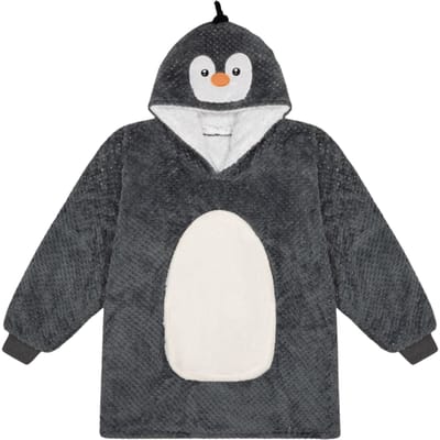 Noxxiez hoodie deken - pinguïn