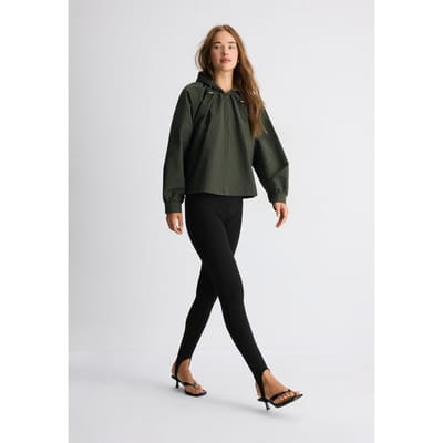 Stradivarius Technische sweatshirt met ruitjespatroon  Kaki XS