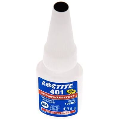 Loctite Instant Lijm 5ml Transparant 3-11s Uithardingstijd Metaal, Kunststof En Rubberoppervlakken