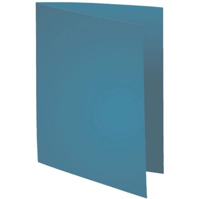 Exacompta FOREVER 170 - Pak van 100 dossiermappen 170g/m2- 24x32cm voor A4. - Fel blauw - 420010E