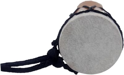Mini Afrikaanse Trommel Ketting - Djembe Hanger Muziek - Muziek Liefhebbers - Handgemaakt Houten Instrument - 5 cm - Houtkleur