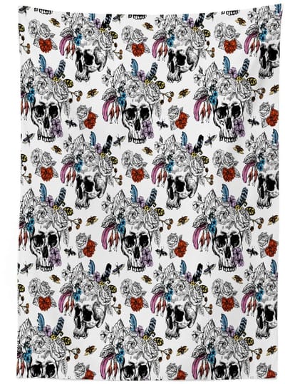 ABAKUHAUS Tafellaken 140x170 cm – Gothisch Dag van de Doden – Multi