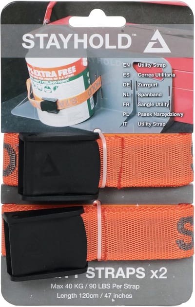 Spanband XL - Bevestigingsriem - Bagage Vastzetten - Sterk en duurzaam - 183 cm - Wit