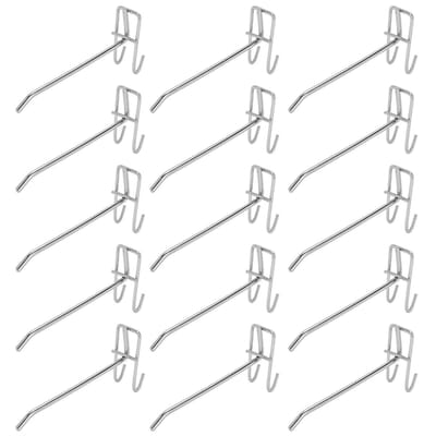 Dailygoods- Pegboard Haken 30 Stuks - Metalen Plankhaak - Muurbeugel - Organiseren - Supermarkt - Hoogwaardig Ijzer - Plankhaken