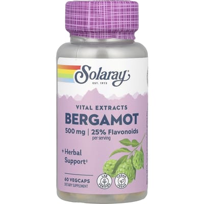 Essentieel Extract, Bergamot, 500Mg, 60 Plantaardige Capsules (250 mg per plantaardige capsule)