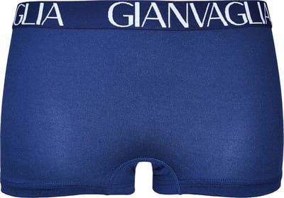 Dames boxershorts 3 pack Gianvaglia effen donker blauw XL