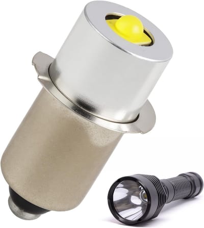 P13.5S LED Vervangingslamp 3V 3W voor Zaklamp - Helder en Energiezuinig Licht