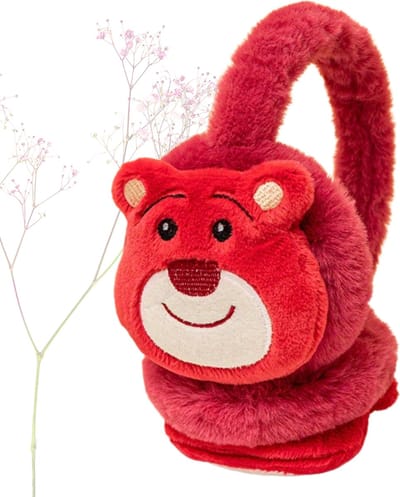 Livano Oorverwarmers - Oorwarmers Voor Volwassenen - Ear Warmers - Winter Earmuffs - Dames & Heren - Rood
