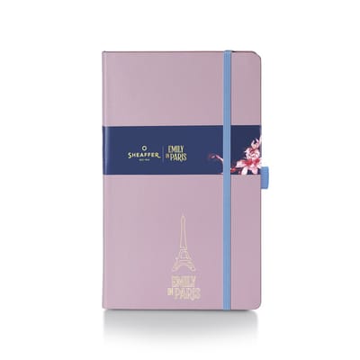 Sheaffer Notitieboek medium EMILY IN PARIS 90gr Embossed Eiffel Tower Roze