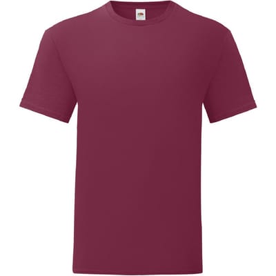 Fruit of the Loom Heren Iconisch 150 T-Shirt (Bourgondië)