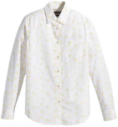 Dockers Original Overhemd Met Lange Mouwen Beige L Vrouw