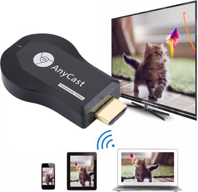 Let op type!! Anycast-M9 Plus Wireless WiFi Display Dongle ontvanger Airplay Miracast DLNA 1080P HDMI TV Stick voor iPhone  Samsung en andere Android Smartphones