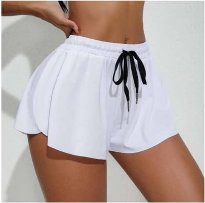 Sportieve 2-in-1 Dames Hardloopshorts met Binnenbroekje en Hoge Taille voor Fitness, Yoga en Jogging - Sneldrogend en Elastisch voor Optimaal Comfort in de Sportschool